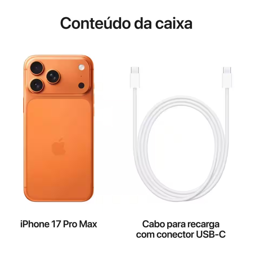 iPhone 17 Pro Max 256GB Laranja-Cósmico - Imagem 6