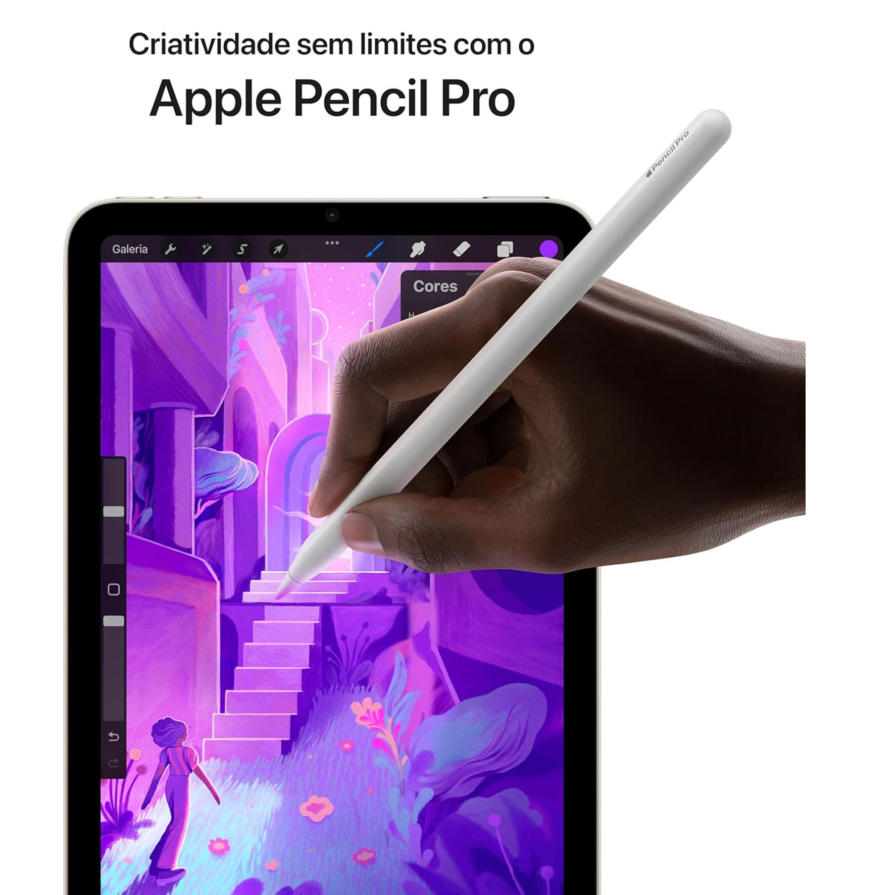 iPad Mini Apple 2024 A17 Pro (Wi-Fi, de 128 GB) - Roxo - Imagem 3